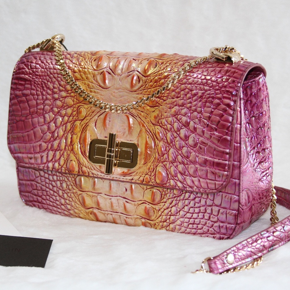 NWT BRAHMIN Rosalie Crossbody Leather Purse